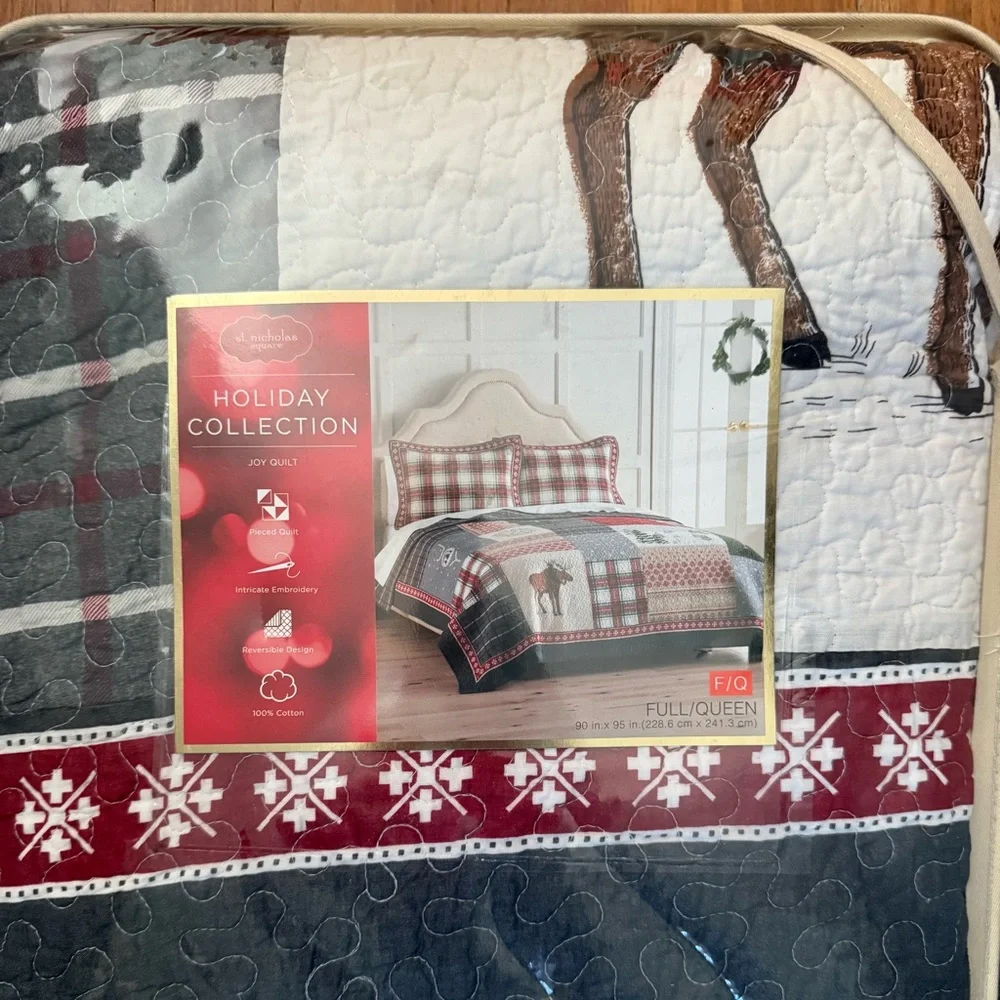Moose Quilt New Full/Queen